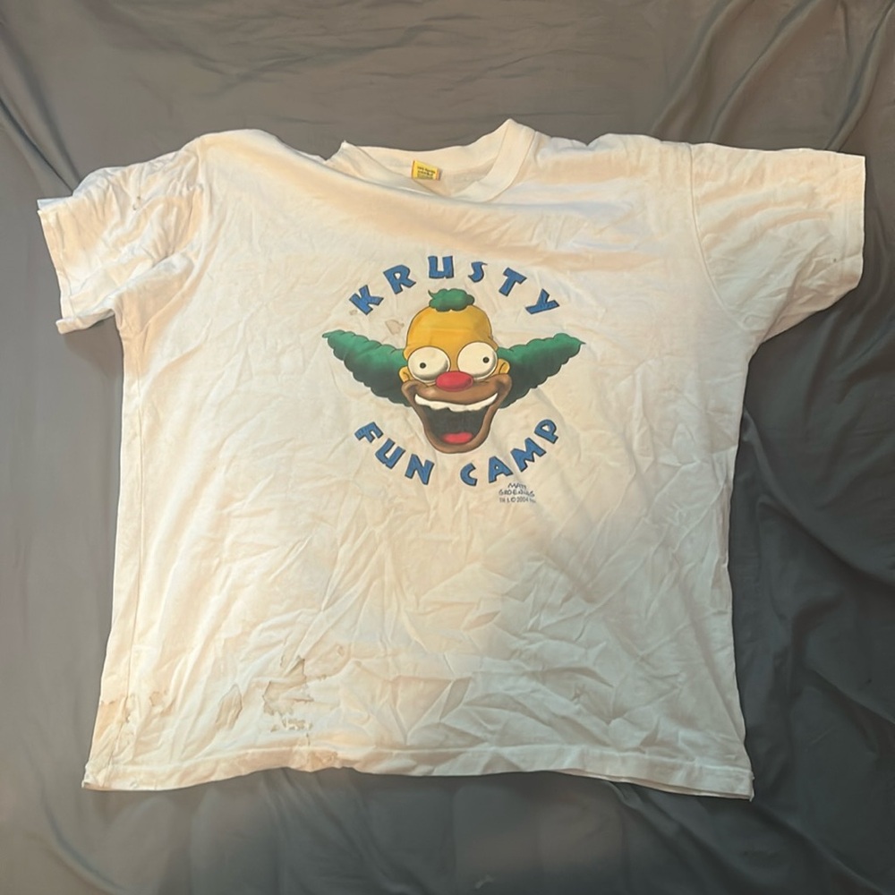 Krusty the clown t shirt